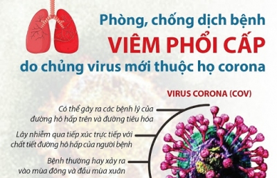 Tài liệu tuyên truyền phòng, chống dịch bệnh viêm đường hô hấp cấp do chủng mới của virus Corona gây ra