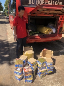 Công an Bù Đốp bắt giữ  trên 60 ký pháo lậu