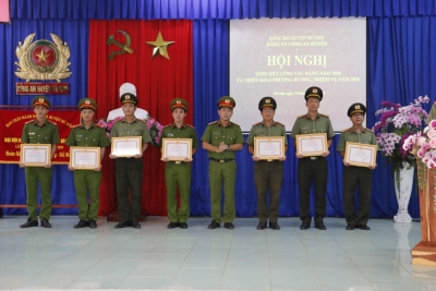 ĐẢNG ỦY CÔNG AN HUYỆN BÙ ĐỐP TỔNG KẾT NĂM 2020
