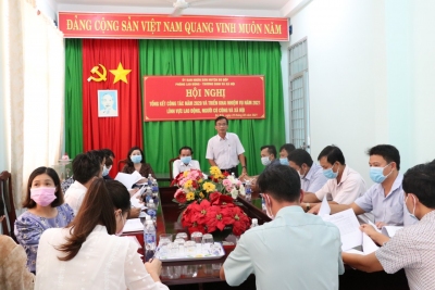 NĂM 2020 PHÒNG LAO ĐỘNG THƯƠNG BINH VÀ XÃ HỘI HUYỆN BÙ ĐỐP ĐÃ ĐẠT ĐƯỢC NHIỀU KẾT QUẢ NỔI BẬT