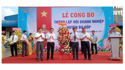 (BÙ ĐỐP) CÔNG BỐ QUYẾT ĐỊNH THÀNH LẬP HỘI DOANH NGHIỆP