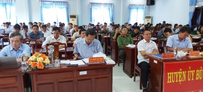 CÁN BỘ, ĐẢNG VIÊN HUYỆN BÙ ĐỐP THAM GIA HỌC TẬP NGHỊ QUYẾT ĐẠI HỘI XIII CỦA ĐẢNG