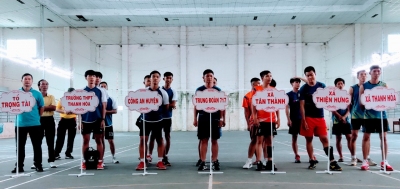 Khai mạc giải bóng chuyền chào mừng Ngày giải phóng huyện Bù Đốp