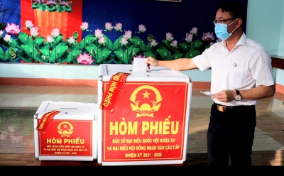 Không khí Ngày hội bầu cử tại khu phố Thanh Bình