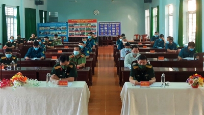 HỘI THI PHÁP LUẬT DÂN QUÂN TỰ VỆ NĂM 2021