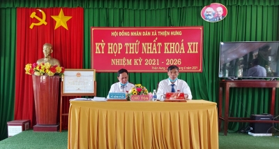 KỲ HỌP THỨ NHẤT HĐND XÃ THIỆN HƯNG