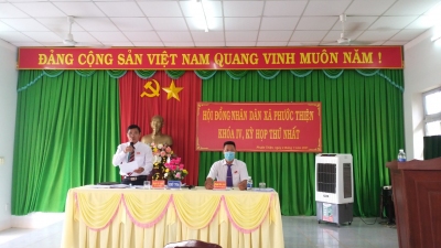 Kỳ họp thứ nhất HĐND xã Phước Thiện