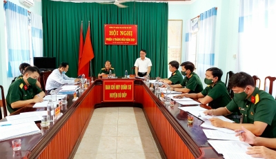 ĐẢNG ỦY QUÂN SỰ TỔ CHỨC HỘI NGHỊ SƠ KẾT 6 THÁNG ĐẦU NĂM