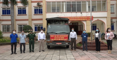 Bù Đốp hỗ trợ 3 tấn rau, củ quả cho huyện Bến Cát Bình Dương