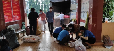 Tân thành hỗ trợ vùng dịch 4 tấn hàng hóa, rau củ