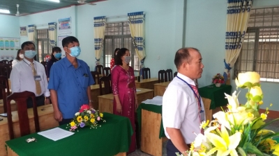 Trường tiểu học Tân Tiến khai giảng năm học mới