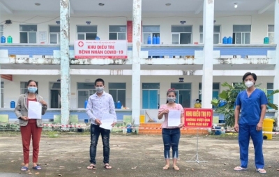Bù Đốp 20 ca nhiễm Covid-19 được chữa khỏi ra viện