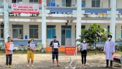 Bù Đốp: Thêm 05 ca nhiễm Covid-19  được chữa khỏi xuất viện