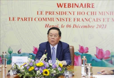 Hội thảo trực tuyến về chủ đề Chủ tịch Hồ Chí Minh với Đảng Cộng sản Pháp và thành phố Mác-xây