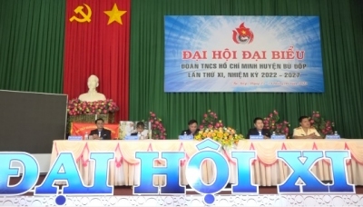 Đại hội Đoàn TNCS Hồ Chí Minh huyện Bù Đốp phiên thứ nhất.