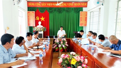 Ban kinh tế xã hội HĐND huyện giám sát tại xã Phước Thiện