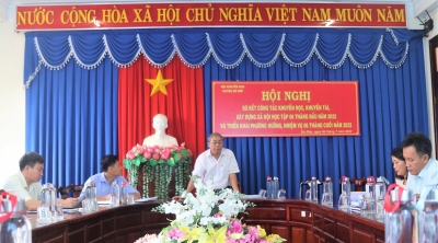 Hội khuyến học huyện Bù Đốp tổ chức triển khai nhiệm vụ 6 tháng cuối năm 2022.