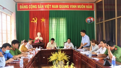 Kiểm tra Phong trào “Toàn dân đoàn kết xây dựng đời sống văn hóa” và Cuộc vận động “Người bình phước nói lời hay làm việc tốt” tại xã Tân Tiến.