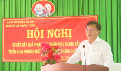 Phước Thiện: 02 tập thể, 10 cá nhân vinh dự được khen thưởng trong học tập và làm theo tư tưởng, đạo đức, phong cách Hồ Chí Minh giai đoạn 2021-2022.