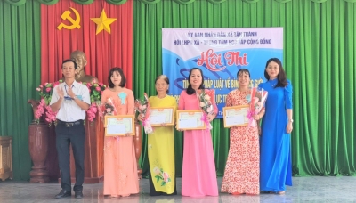 Hội thi tìm hiểu “Pháp luật về bình đẳng giới”