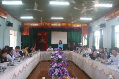 Giám đốc sở Lao Động Thương Binh Xã Hội tỉnh Bỉnh Phước làm việc với UBND huyện Bù Đốp