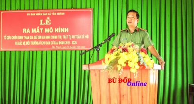 Tân Thành: Ra mắt mô hình “Cựu chiến binh tự quản về NNTT và bảo vệ môi trường”