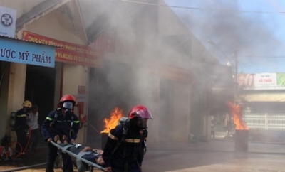 UBND huyện Bù Đốp sẽ thực tập phương án chữa cháy và cứu nạn, cứu hộ tại “Khu phố thanh bình, thị trấn Thanh Bình”