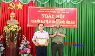Thị trấn Thanh Bình tổ chức Ngày hội toàn dân bảo vệ an ninh Tổ quốc