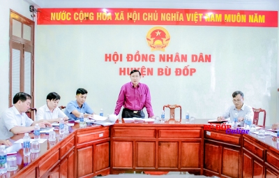 Bù Đốp: Chuẩn bị chất vấn trước Kỳ họp thứ 12