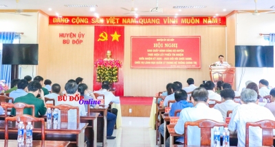 Bù Đốp: lấy phiếu tín nhiệm đối với chức danh Bí thư, Phó Bí thư và UVBTV Huyện uỷ