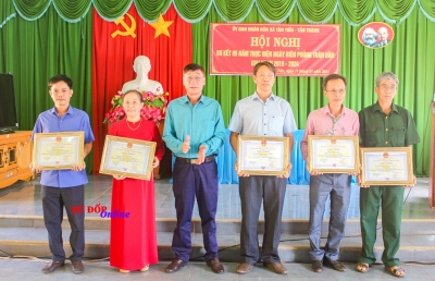 (Bù Đốp) Sơ kết 5 năm thực hiện Ngày Biên phòng toàn dân