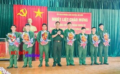 Bù Đốp đoán nhận quân nhân xuất ngũ trở về địa phương