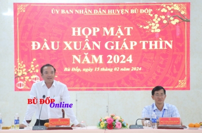 UBND huyện Bù Đốp gặp mặt đầu năm 2024