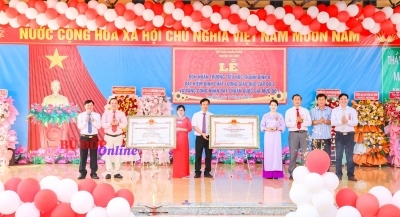 Bù Đốp: Trường tiểu học Thanh Bình B đạt chuẩn quốc gia mức độ 1 và kiểm định chất lượng giáo dục cấp độ 2