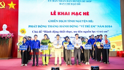 Bù Đốp khai mạc hè - phát động tháng hành động vì trẻ em năm 2024