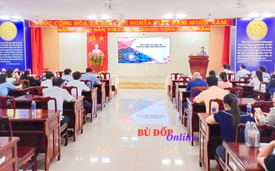 Bù Đốp tập huấn khai thác và quản trị dịch vụ công cấp tỉnh
