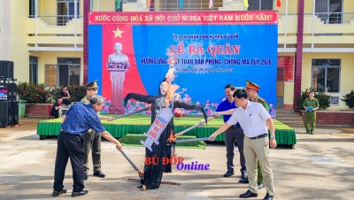 Bù Đốp phát động ra quân phòng chống ma túy 2024