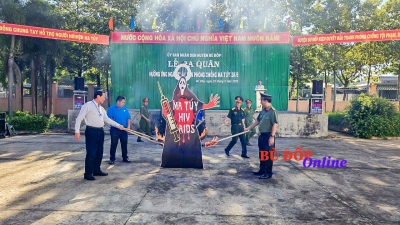 BÙ ĐỐP: HƯỞNG ỨNG NGÀY TOÀN DÂN PHÒNG, CHỐNG MA TUÝ 26/6