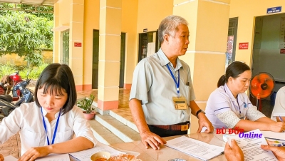 Kiểm tra, giám sát hoạt động BCĐ Chiến lược Quốc gia về Dinh dưỡng 6 tháng đầu năm 2024 tại xã Hưng Phước
