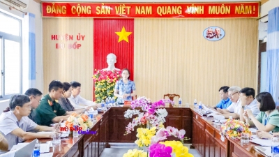 Bù Đốp: họp Tiểu ban văn kiện Đại hội Đảng bộ huyện nhiệm kỳ 2025-2030