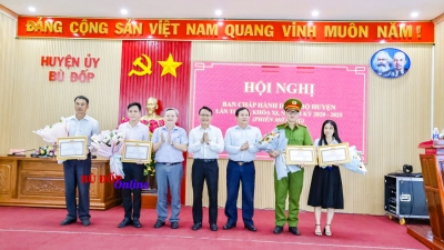 Bù Đốp: hội nghị Ban chấp hành Đảng bộ huyện lần thứ 27, nhiệm kỳ 2020-2025