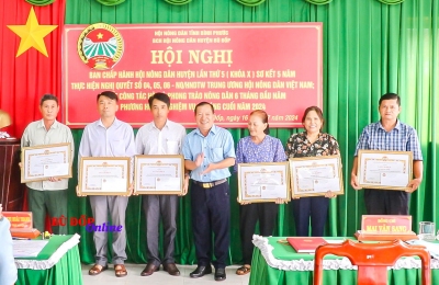 Bù Đốp: Hội nghị BCH hội Nông dân huyện lần thứ 5 khóa X
