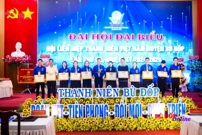 ĐẠI HỘI LHTN VIỆT NAM HUYỆN BÙ ĐỐP LẦN THỨ VII, NHIỆM KỲ 2024-2029 THÀNH CÔNG TỐT ĐẸP