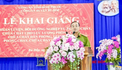 Bù Đốp tuyên truyền, huấn luyện, bồi dưỡng nghiệp vụ phòng cháy chữa cháy năm 2024