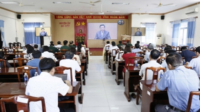 Bù Đốp: dự Hội nghị trực tuyến toàn quốc quán triệt, triển khai thực hiện Nghị quyết hội nghị lần thứ 10 Ban Chấp hành Trung ương Đảng khóa XIII