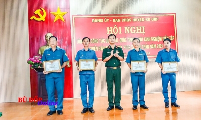 Bù Đốp tổng kết công tác quân sự quốc phòng địa phương năm 2024