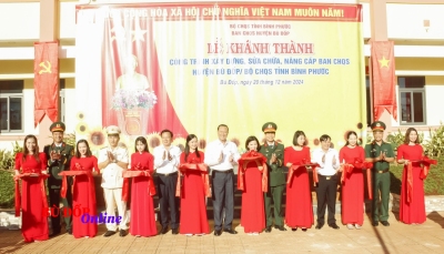 Bù Đốp: Khánh thành trụ sở Ban Chỉ huy Quân sự huyện