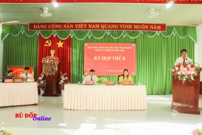 HĐND THỊ TRẤN THANH BÌNH KỲ HỌP THỨ 8