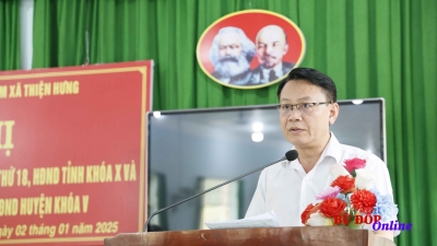 ĐẠI BIỂU HĐND TỈNH, HUYỆN TIẾP XÚC CỬ TRI XÃ THIỆN HƯNG