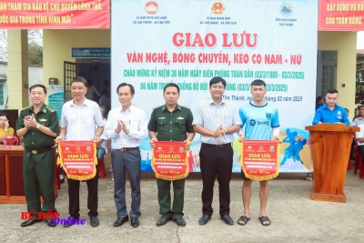 NGÀY HỘI BIÊN PHÒNG TOÀN DÂN TẠI XÃ TÂN THÀNH-TÂN TIẾN